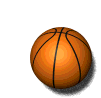 GIF анимация, анимашки. Баскетбольный мяч.