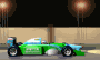 GIF анимация, анимашки. Гоночный автомобиль едет по ночной улице.